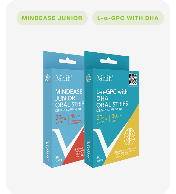 Mindease Junior + L-alpha-GPC with DHA