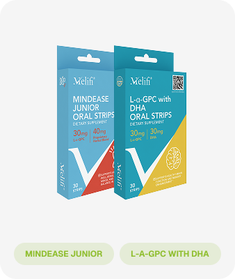 Mindease Junior and L-a-GPC with DHA