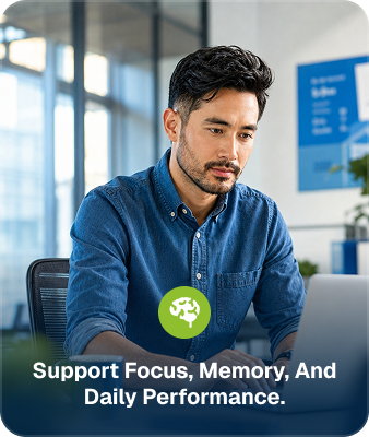 Support focus, memory, and daily performance