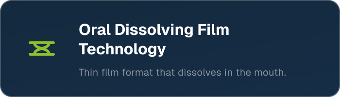 Oral dissolving film technology
